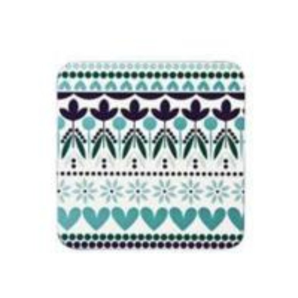 NWT Denby Monsoon Tangier Set of 4 Coasters - GORGEOUS!